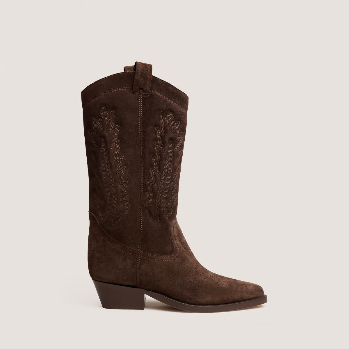 Bottes Delea Croute Marron-Fonce