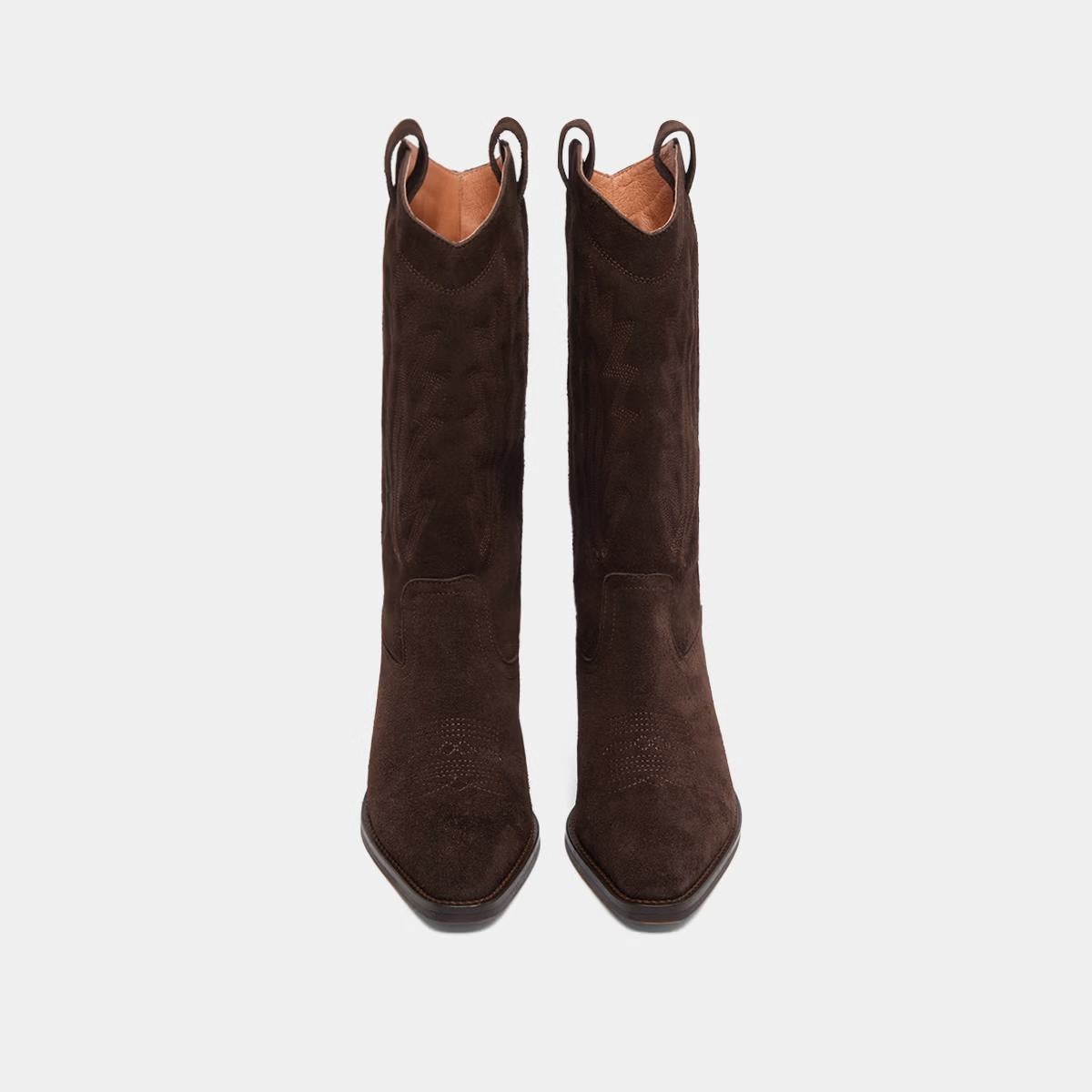 Bottes Delea Croute Marron-Fonce