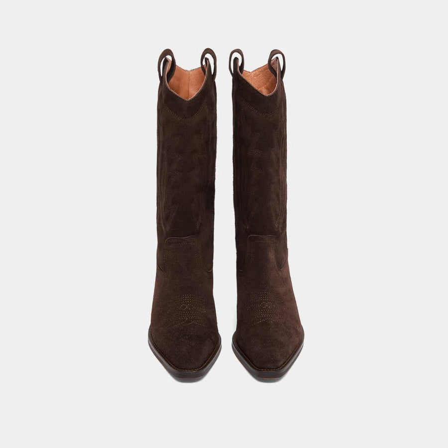 Bottes Delea Croute Marron-Fonce