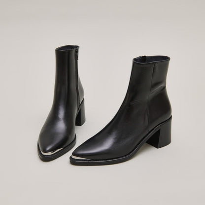 Boots Delo Cuir Noir