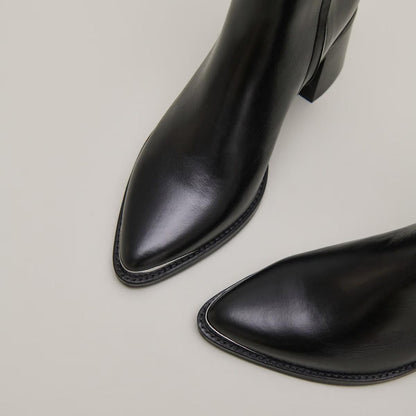 Boots Delo Cuir Noir