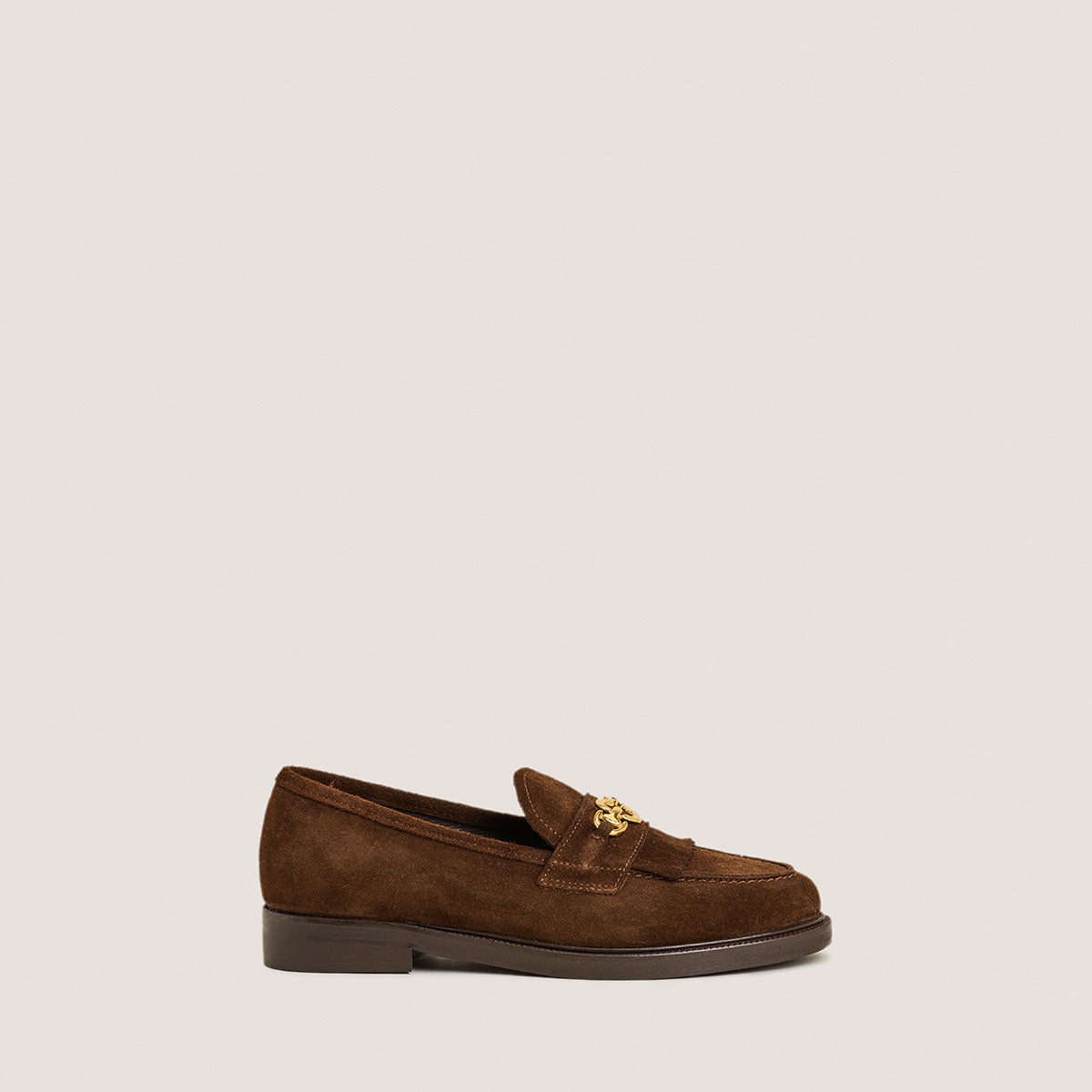 Mocassins Delphes Croute Marron