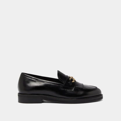 Mocassins Delphes Cuir Noir