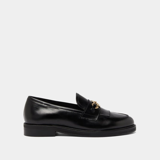 Mocassins Delphes Cuir Noir