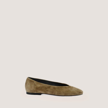 Ballerines Delvis Croute Kaki