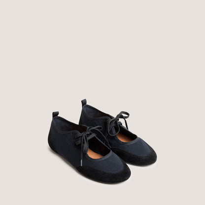 Ballerines Demain Croute/textil Noir-noir