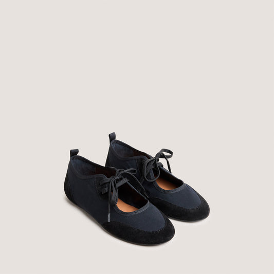 Ballerines Demain Croute/textil Noir-noir