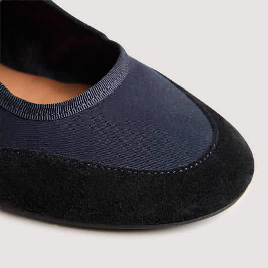 Ballerines Demain Croute/textil Noir-noir