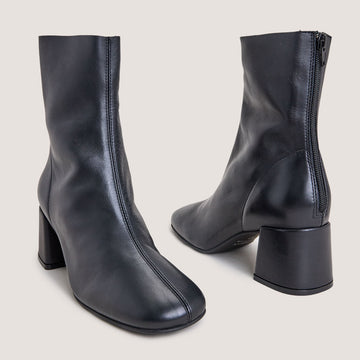 Boots Denonie Cuir Souple Noir