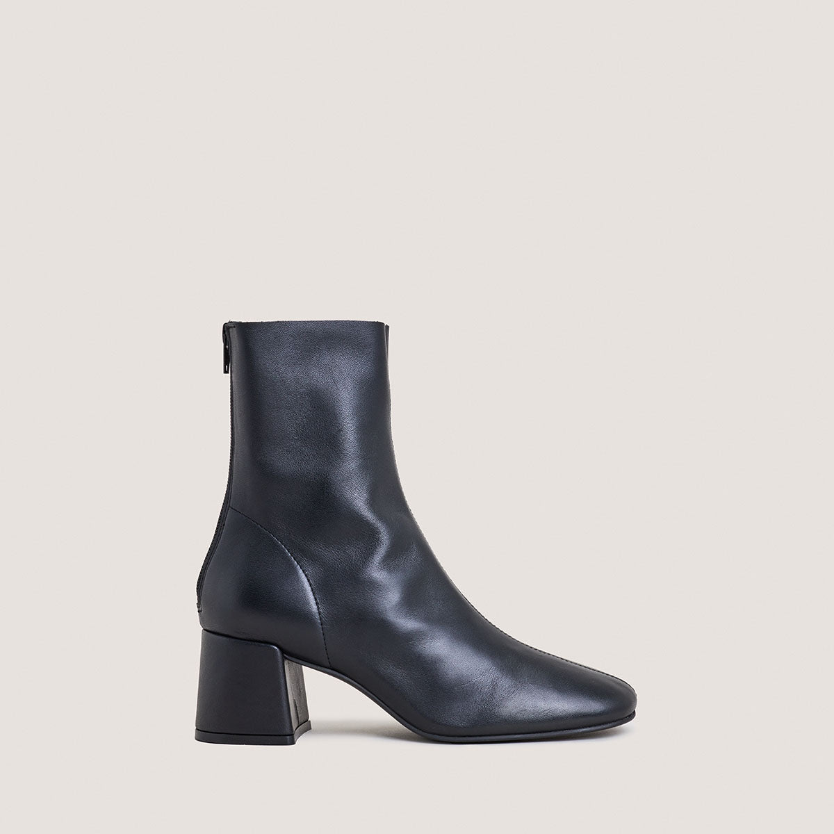 Boots Denonie Cuir Souple Noir