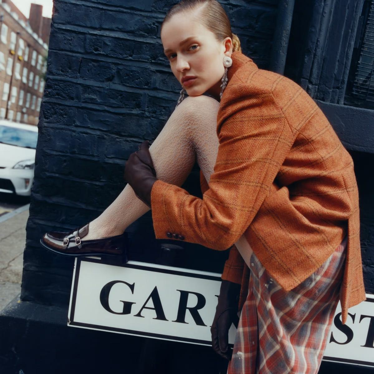 Mocassins Denora Cuir Glace Marron