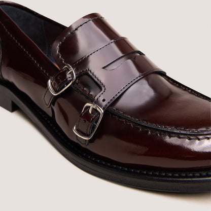 Mocassins Denora Cuir Glace Marron