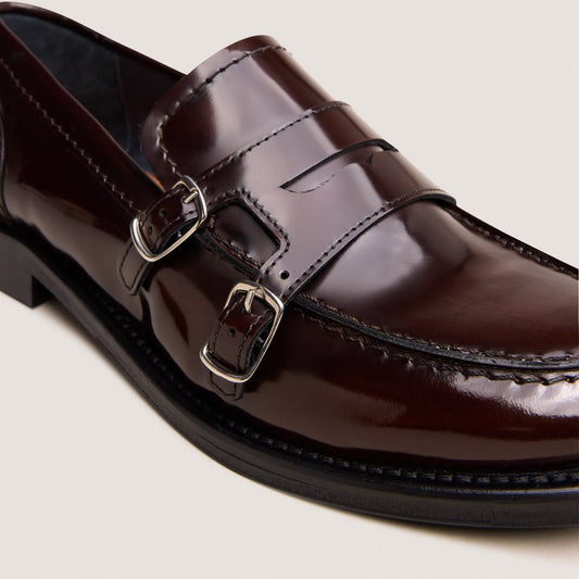 Mocassins Denora Cuir Glace Marron