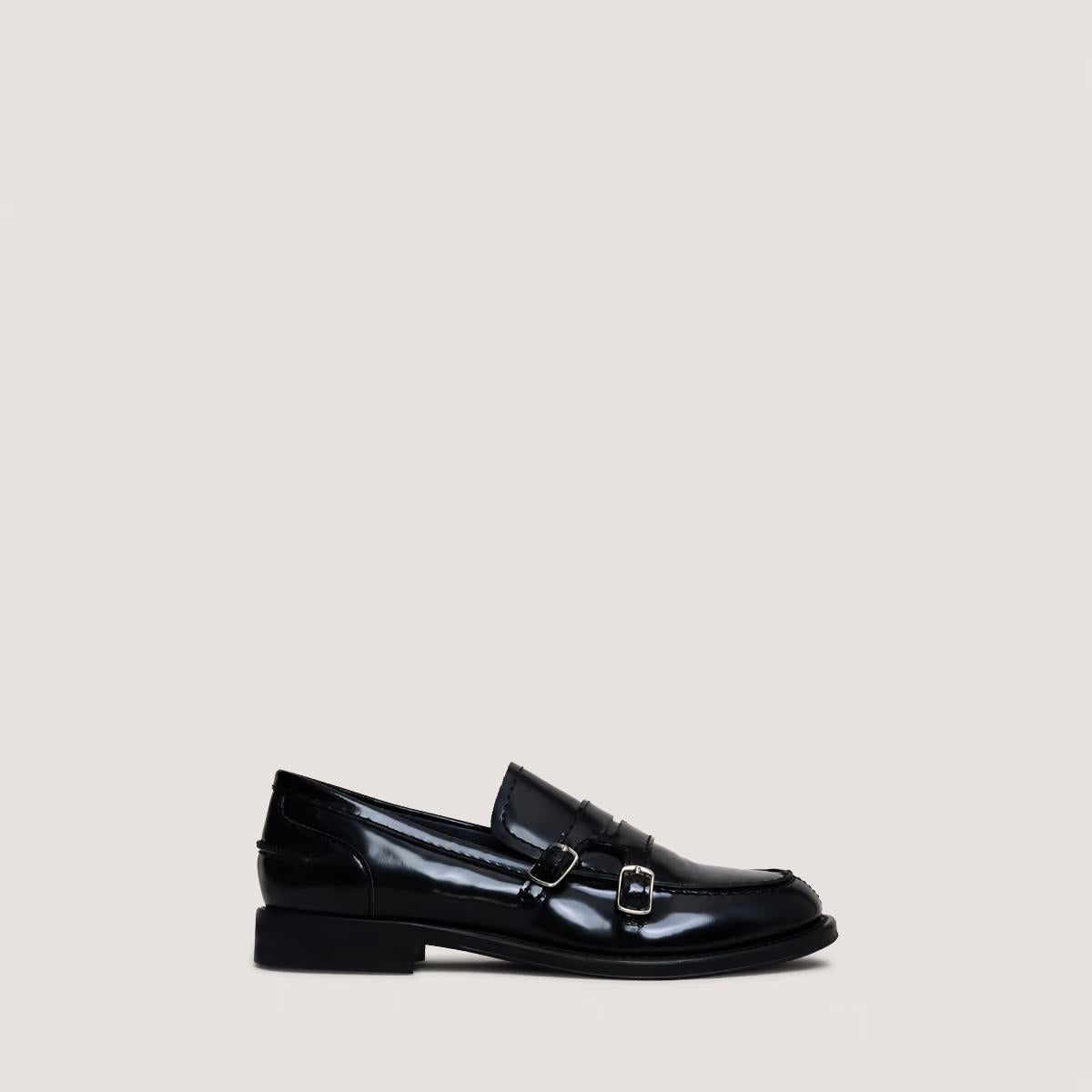 Mocassins Denora Cuir Glace Noir