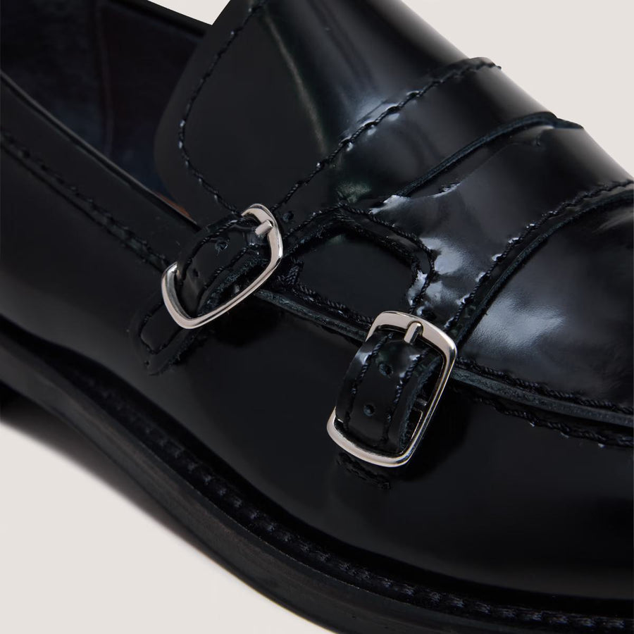 Mocassins Denora Cuir Glace Noir