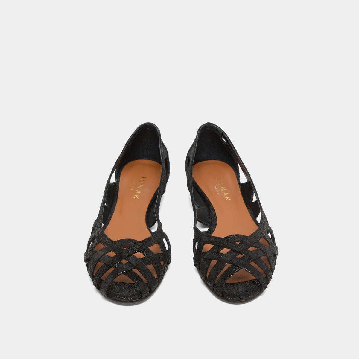 Ballerines Deray Croute Laminee Noir