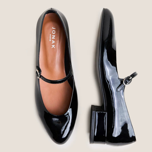 Salomes/babies Desance Vernis Noir