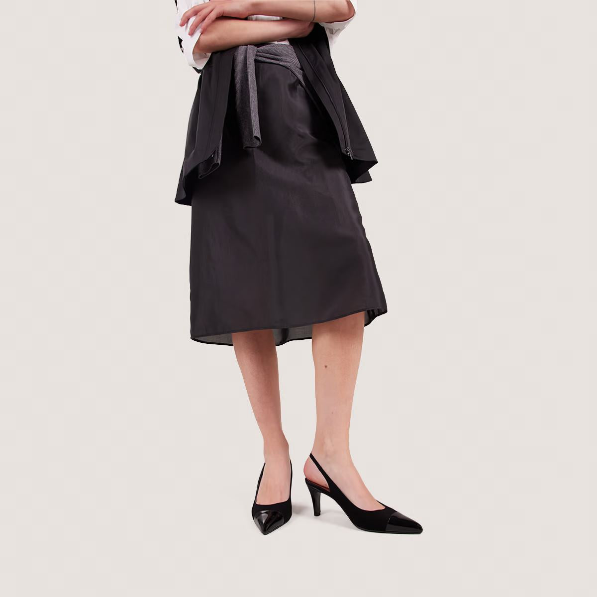 Escarpins Destelle Vernis/velo Marron-Fonce-marron