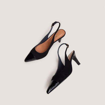 Escarpins Destelle Vernis/velo Noir-noir