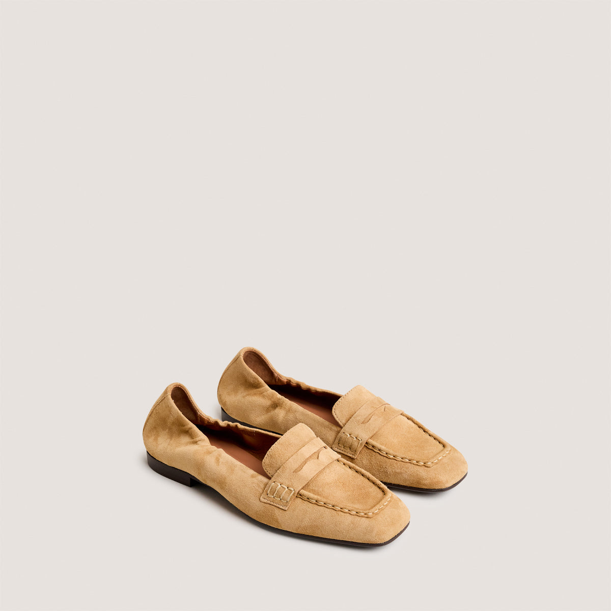 Mocassins Digital Velours Camel