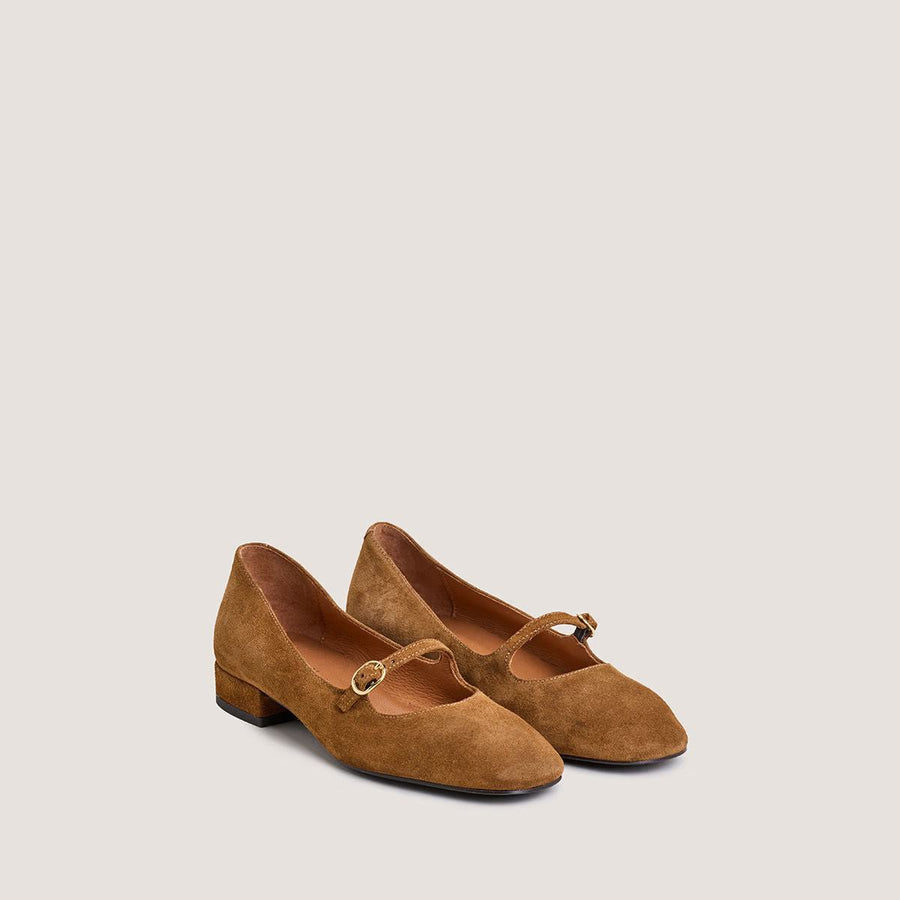 Ballerines Div Croute Cognac