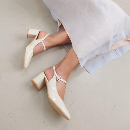 Salomes/babies Dollar Vernis Ecru