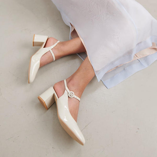 Salomes/babies Dollar Vernis Ecru