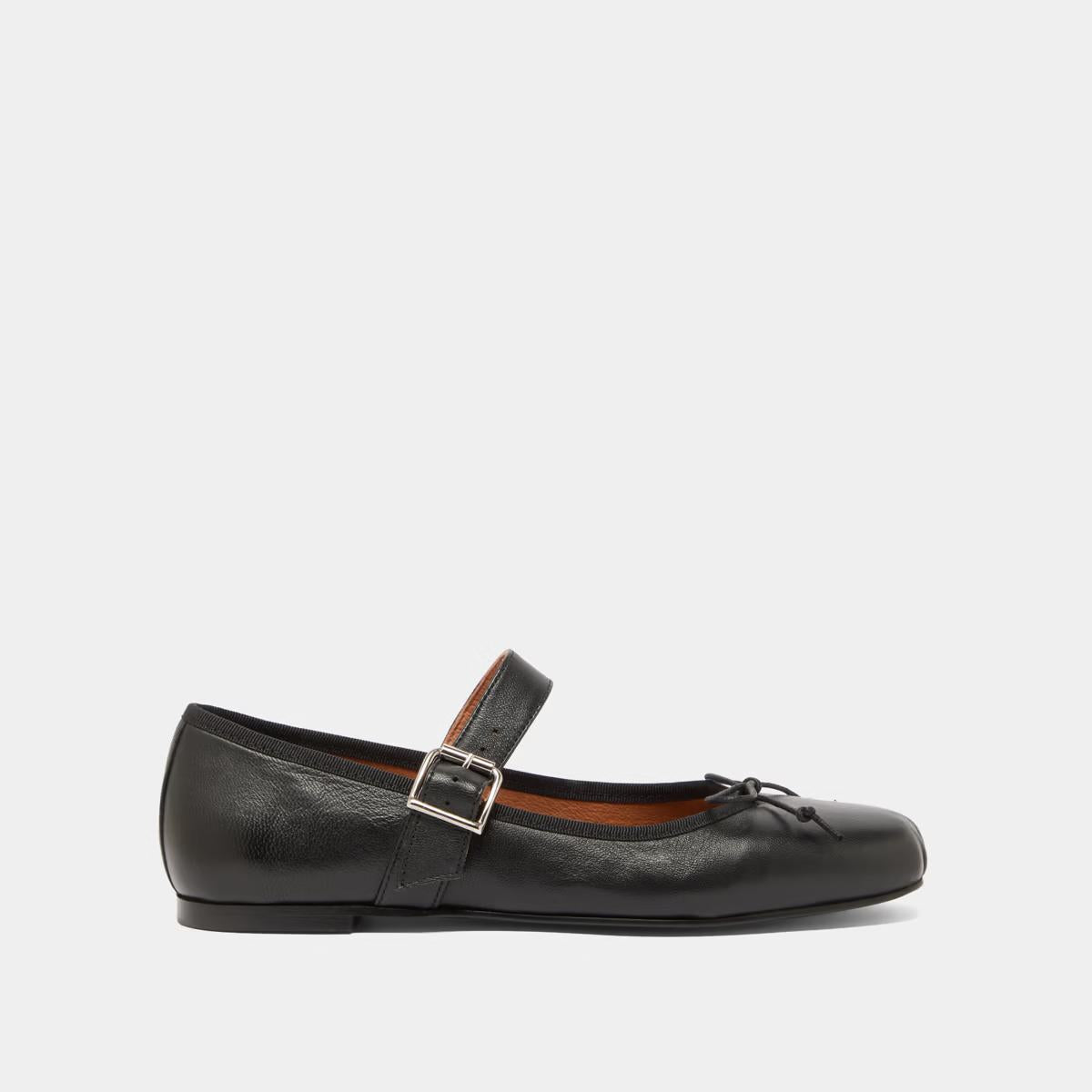 Ballerines Dominante Cuir Noir