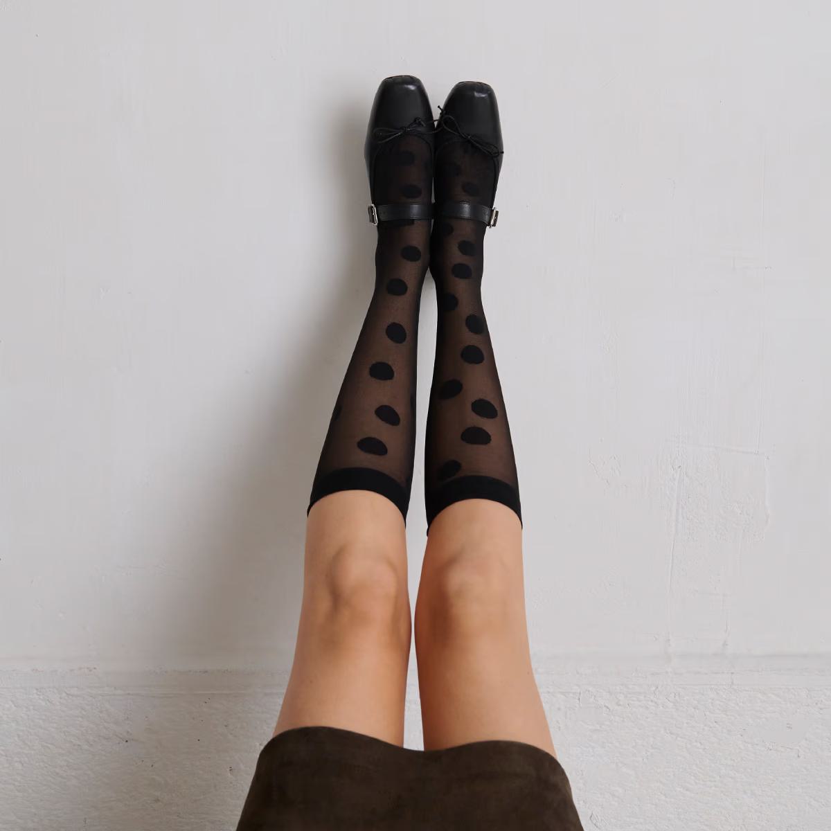 Ballerines Dominante Cuir Noir