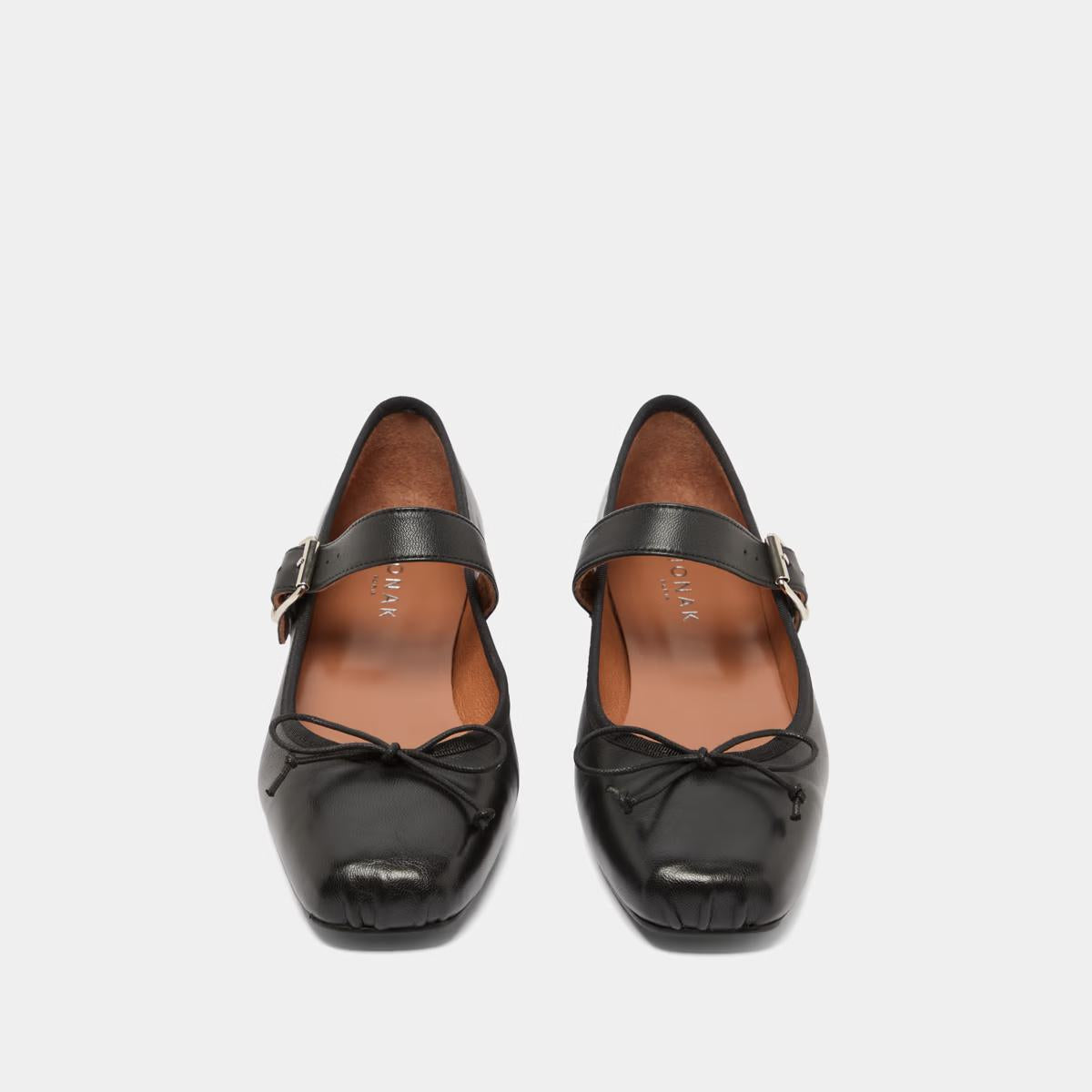 Ballerines Dominante Cuir Noir