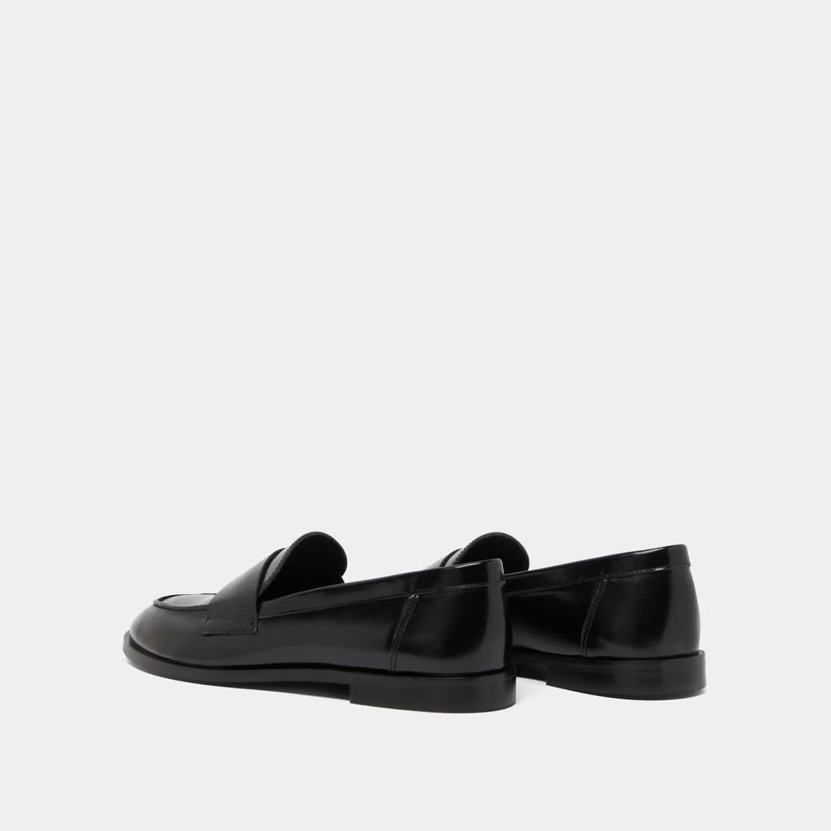 Mocassins Donjuan Cuir Glace Noir