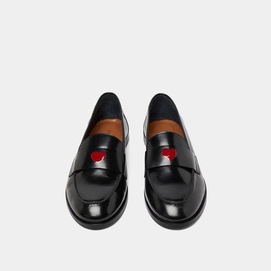 Mocassins Donjuan Cuir Glace Noir