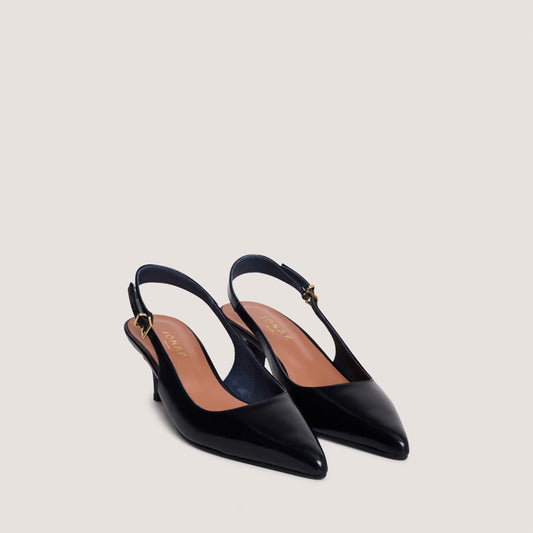 Escarpins Douala Bis Cuir Noir