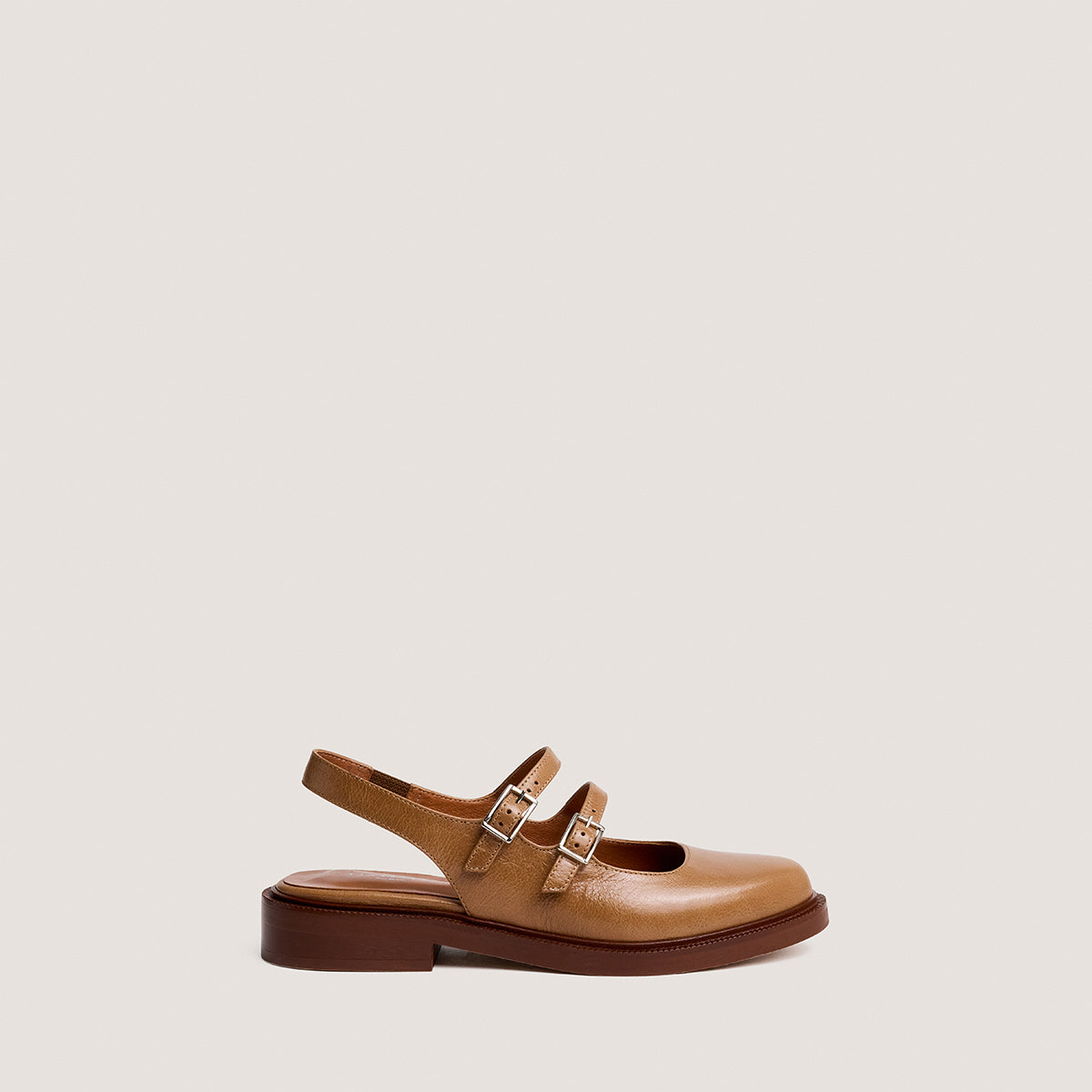 Ballerines Dreamer Cuir Vieilli Beige