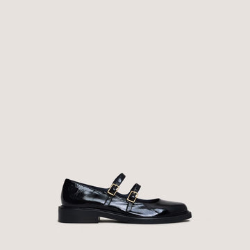 Ballerines Dreamy Cuir Brillant Noir