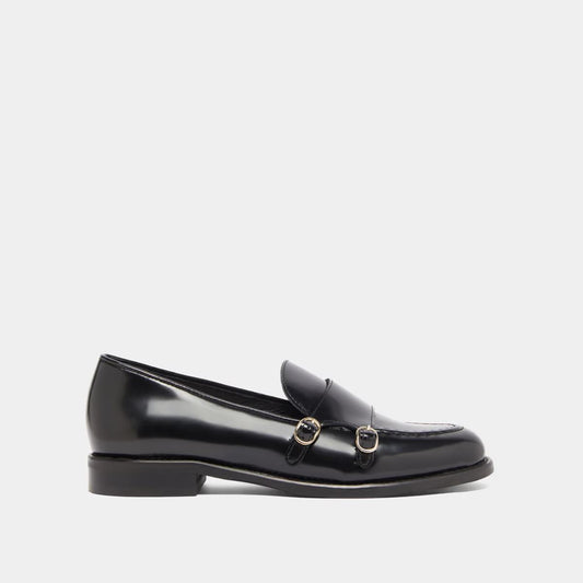 Mocassins Drizza Cuir Glace Noir