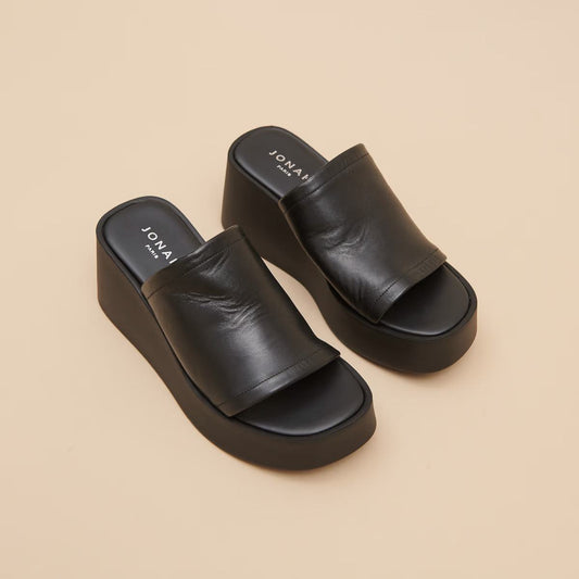 Mules Eugene Cuir Noir