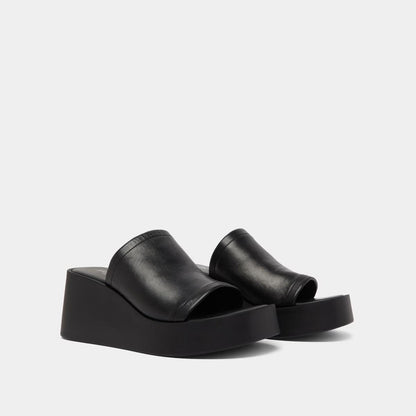 Mules Eugene Cuir Noir