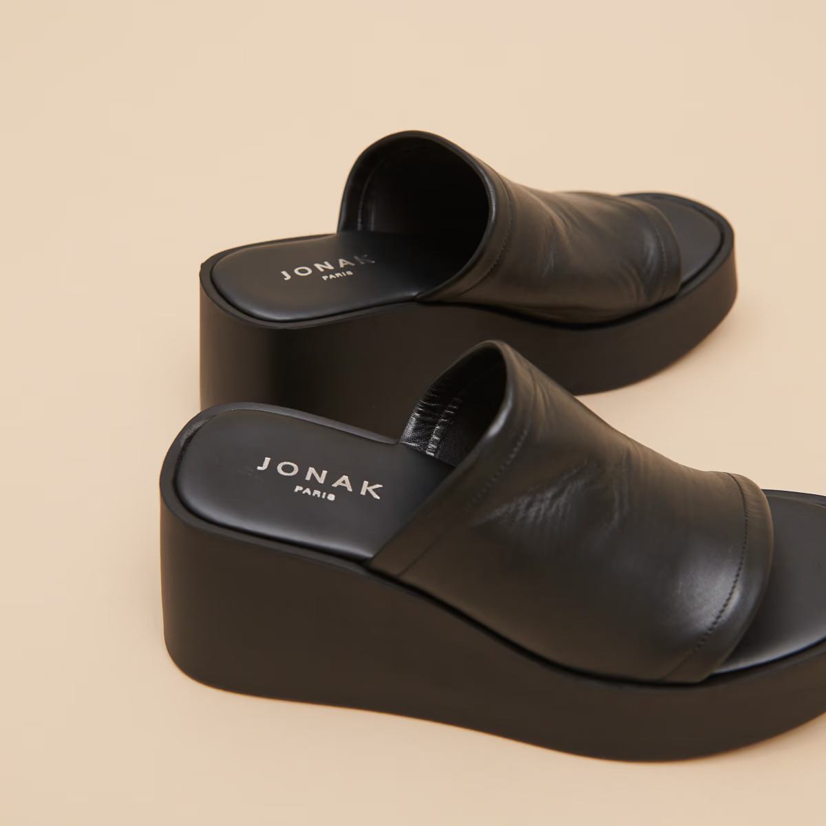 Mules Eugene Cuir Noir