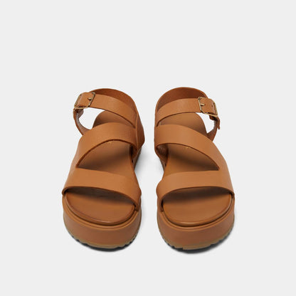 Sandales Isaure Cuir Camel