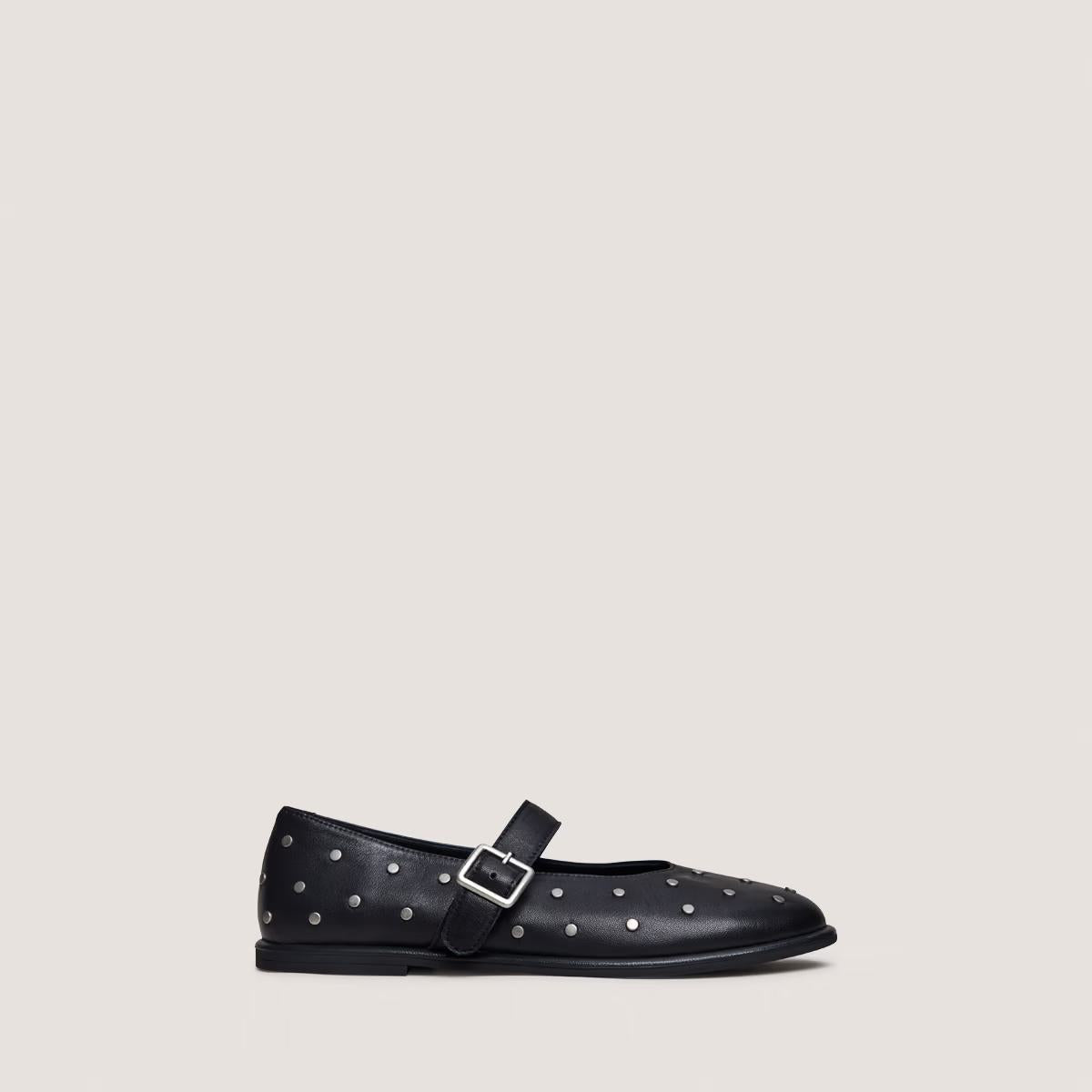 Jonak Women's Jolie Ballerinas - 100% Genuine Leather -  Black Noir