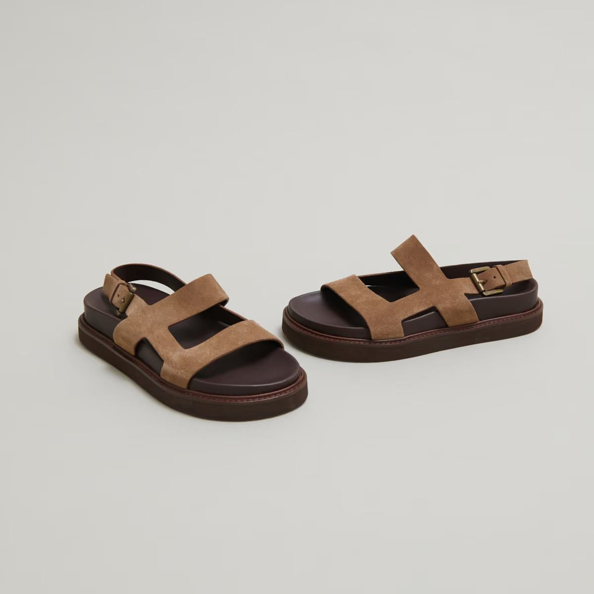 Sandales Lagune Croute Taupe