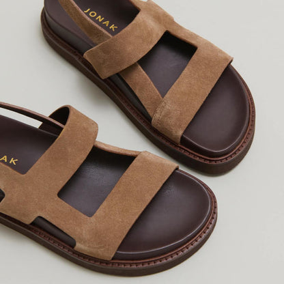 Sandales Lagune Croute Taupe