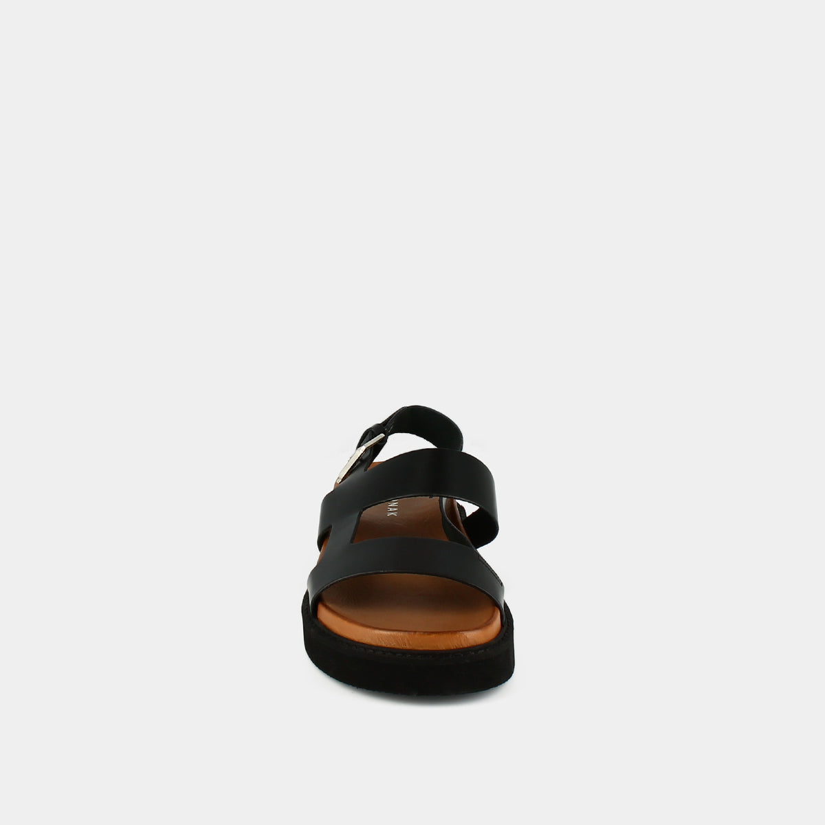 Sandales Lagune Cuir Glace Noir