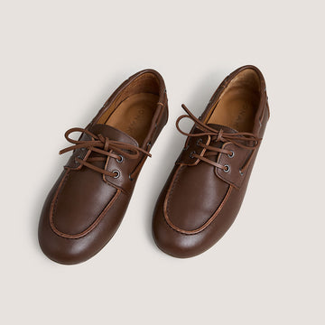 Derbies/richelieus Lalie Cuir Marron