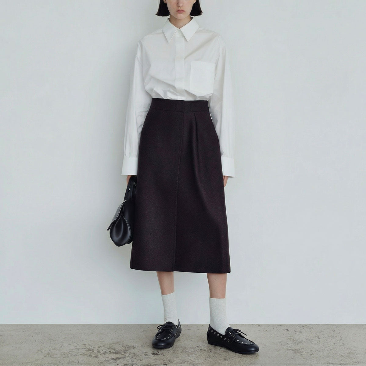 Mocassins Lena Cuir Noir