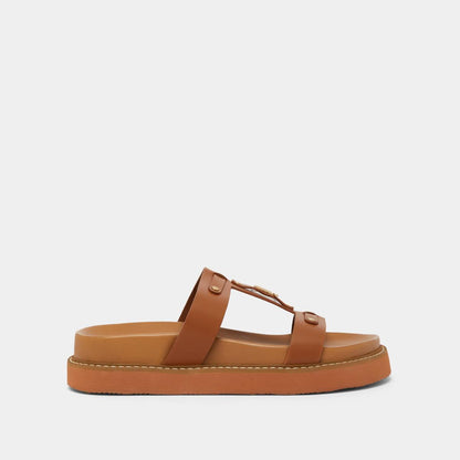 Sandales Luana Cuir Glace Cognac