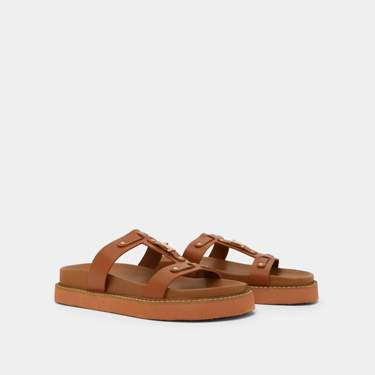 Sandales Luana Cuir Glace Cognac