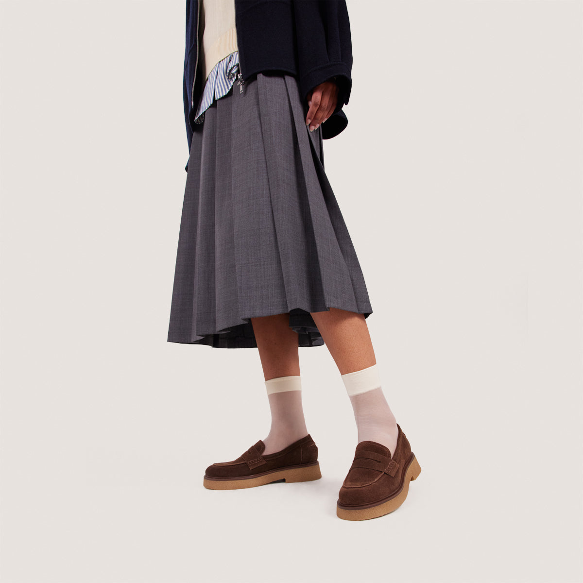 Mocassins Marion Croute Marron-Fonce