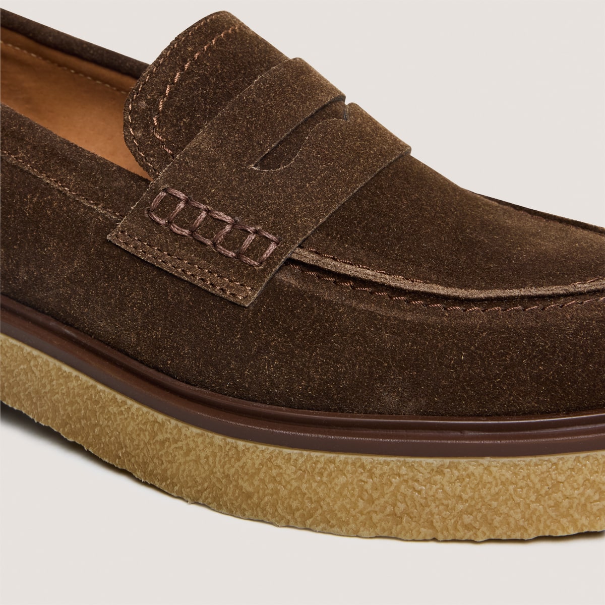 Mocassins Marion Croute Marron-Fonce